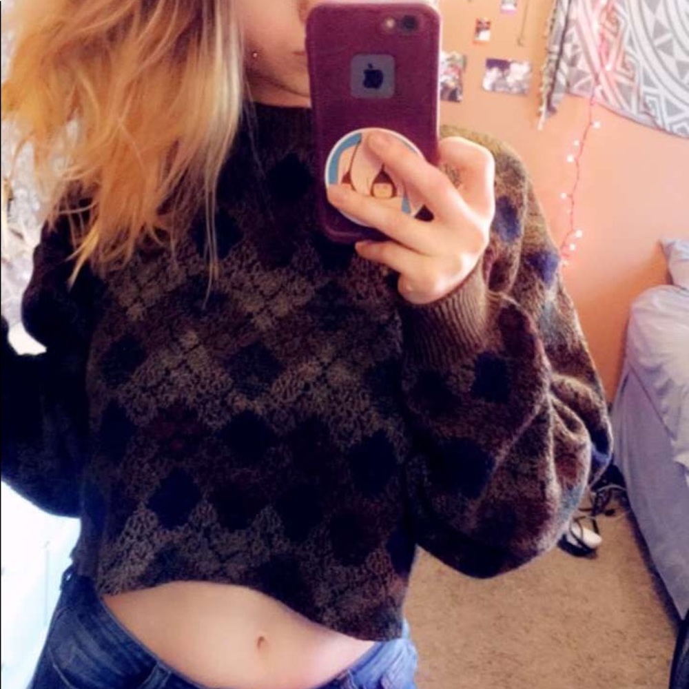 🌷Altered Geoffrey Beene Sweater🌸